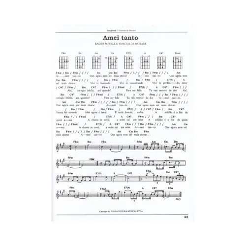 Songbook Vinicius de Moraes Vol.3
