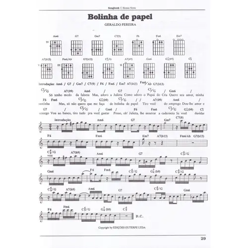 Songbook Bossa Nova - Vol.5