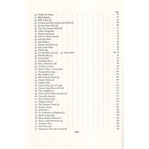 Songs And Ballads From Nova Scotia