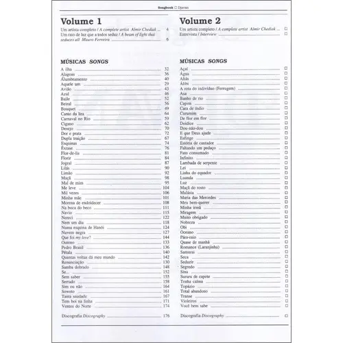 Songbook Djavan Vol.1