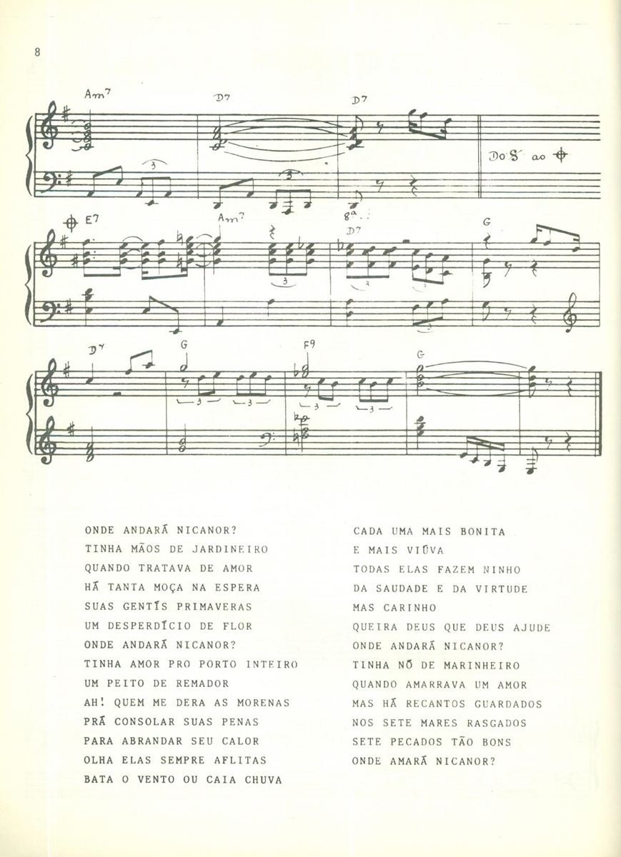 Chico Buarque De Hollanda lbum Cara Nova n.1 Chico Buarque De