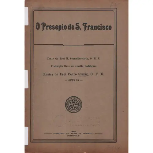 O Presepio de S.Francisco Op.59