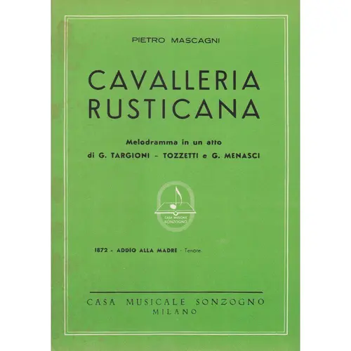 Addio Alla Madre - Cavalleria Rusticana
