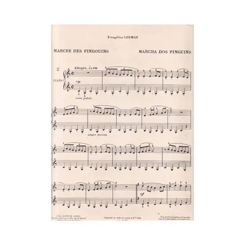 Marche Des Pingouins - Exemplar Antigo