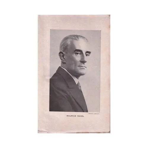 Maurice Ravel - Em Frances  (Edição Antiga)