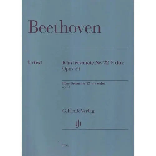 Piano Sonata no.22 F major op.54