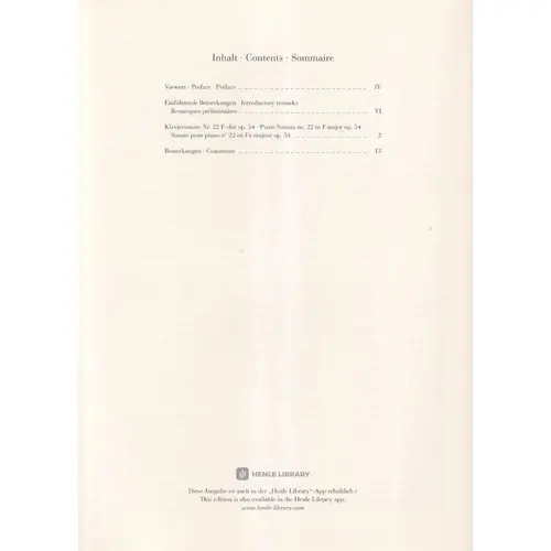 Piano Sonata no.22 F major op.54