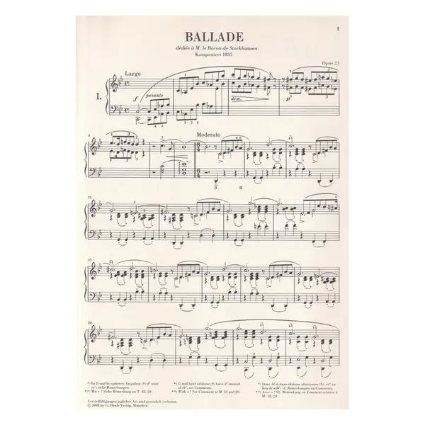 Balladen - Urtext