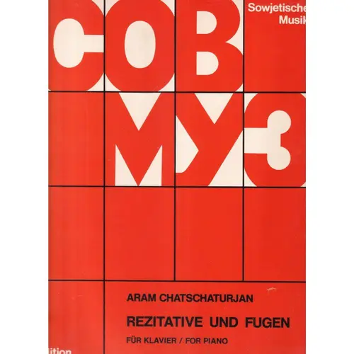 Rezitative Und Fugen