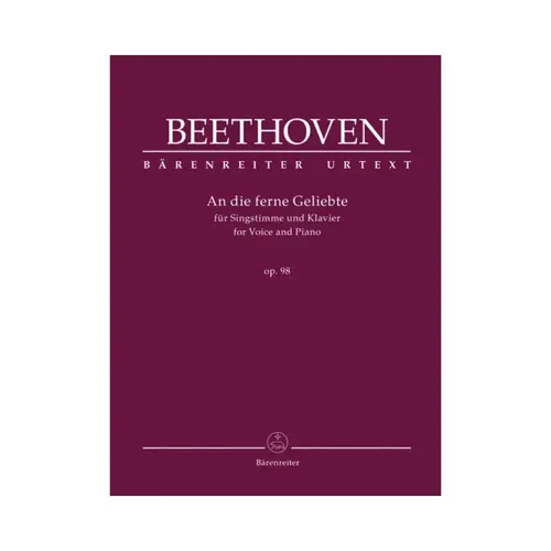 An die ferne Geliebte for Voice and Piano op. 98