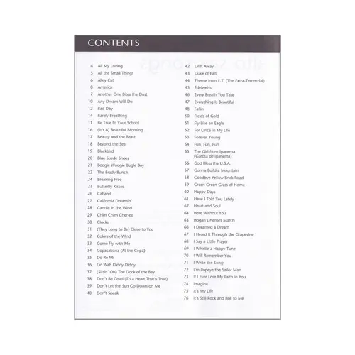 The Big Book of Alto Sax Songs