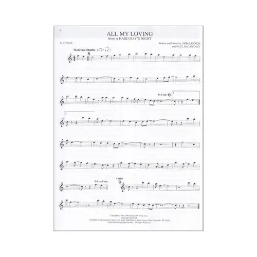 The Big Book of Alto Sax Songs