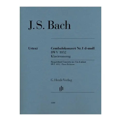 Harpsichord Concerto no. 1 d minor BWV 1052 - Piano reduction