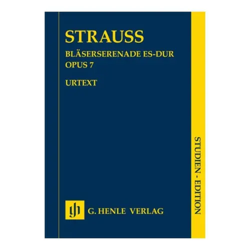 Serenade for Wind Instruments E flat major op. 7 - study edition