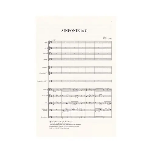 Symphony G major Hob. I:92 ( Oxford ) - studien edition