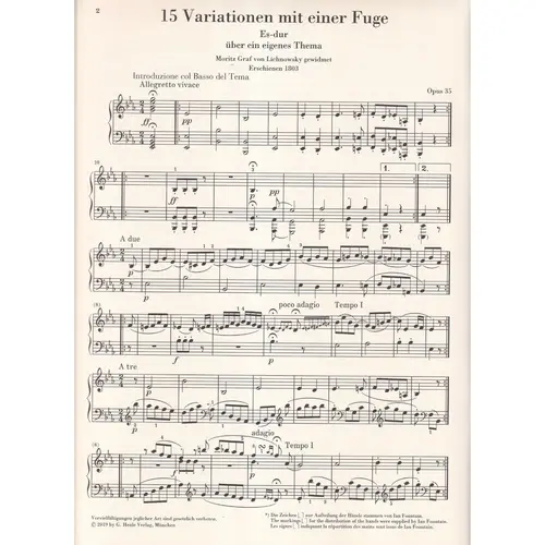 Eroica variations Op.35