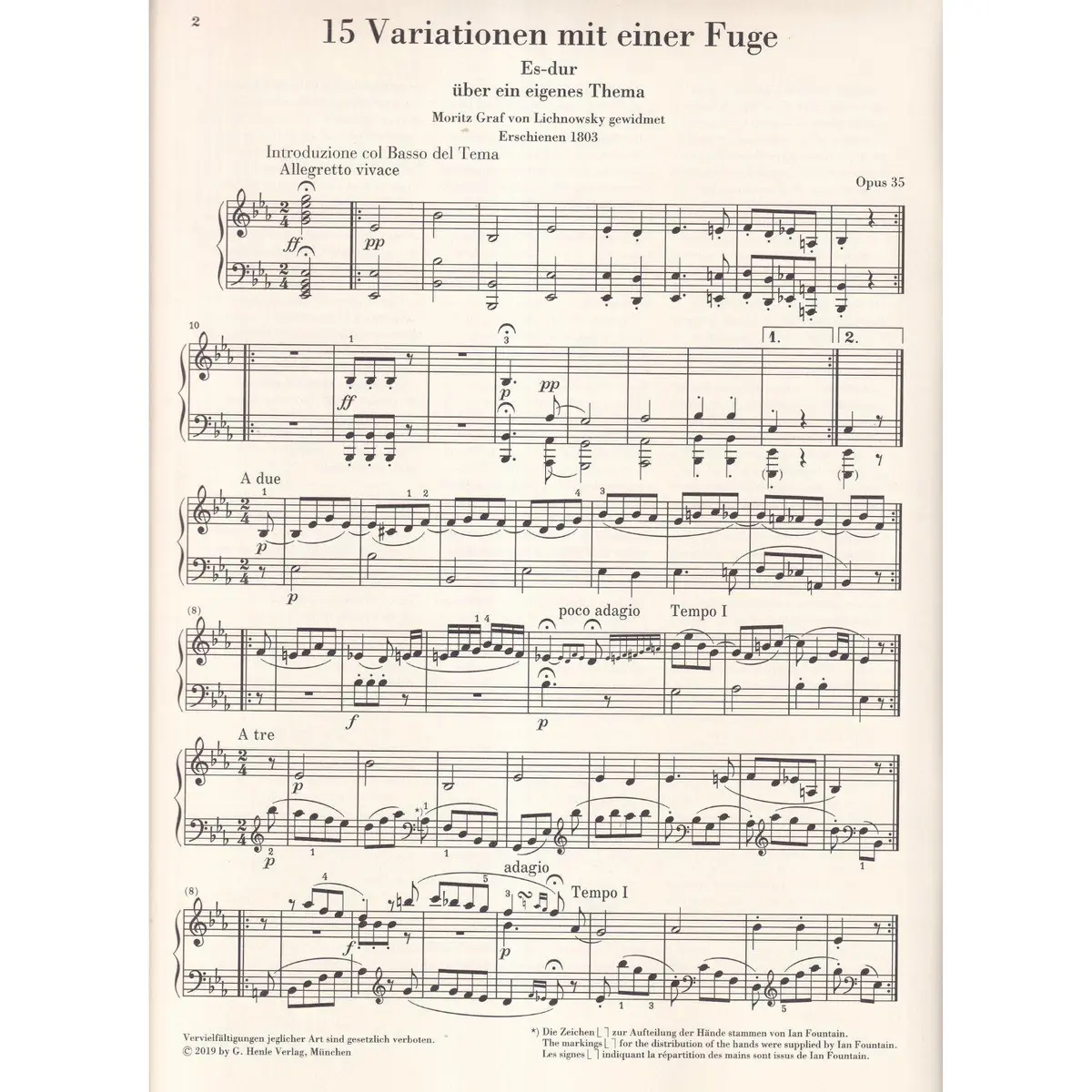 Eroica variations Op.35
