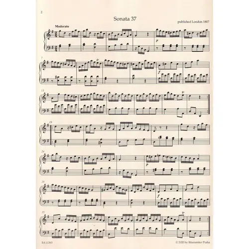 Six Easy Sonatas for Piano