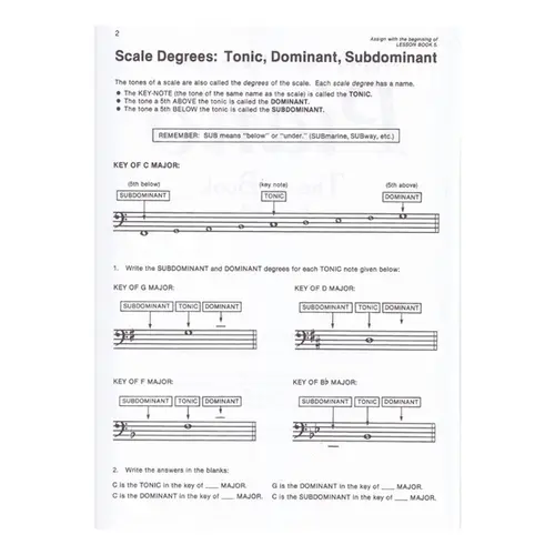 Alfred's Basic Piano Course - Theory Book 5