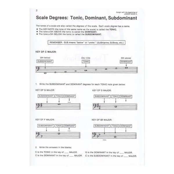 Alfred's Basic Piano Course - Theory Book 5