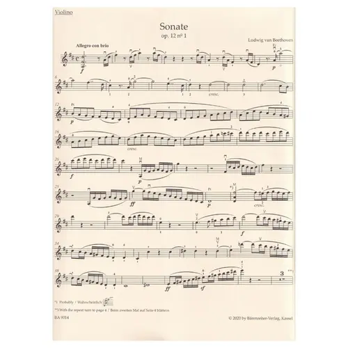 Sonatas for Pianoforte and Violin Urtext ( Clive Brown) - vol.1