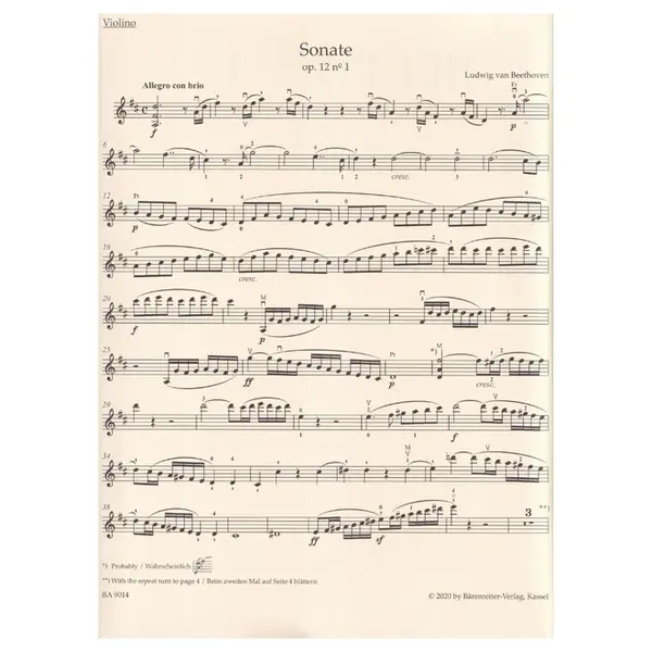 Sonatas for Pianoforte and Violin Urtext ( Clive Brown) - vol.1
