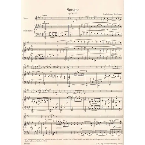 Sonatas for Pianoforte and Violin Urtext ( Clive Brown) - vol.2