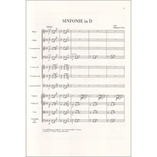 Symphony D major Hob. I:104 (London Symphony)