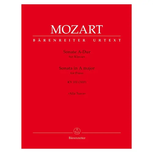 Sonata for Piano in A major K. 331 (300i)