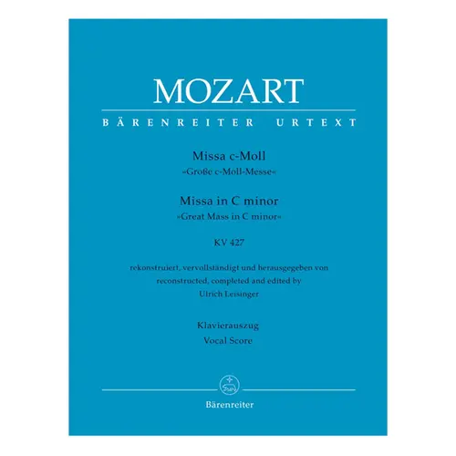 Missa in C minor K. 427 "Great Mass in C minor" - Vocal Score