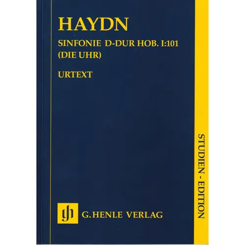 Symphony D major Hob. I:101 (The Clock) - score - studien edition