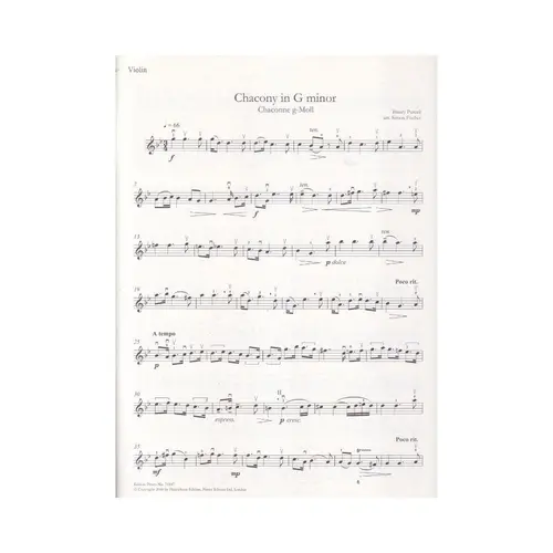 Chacony in G Minor