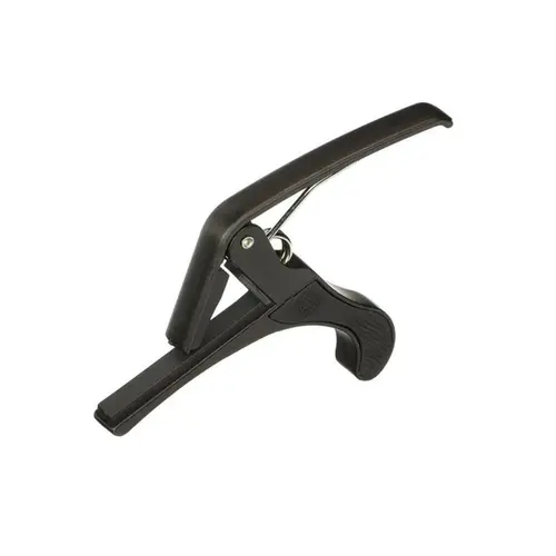 Capotraste Dolphin preto com haste longa  para violão/guitarra
