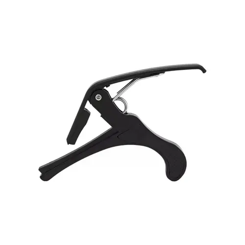 Capotraste Dolphin preto com haste longa  para violão/guitarra
