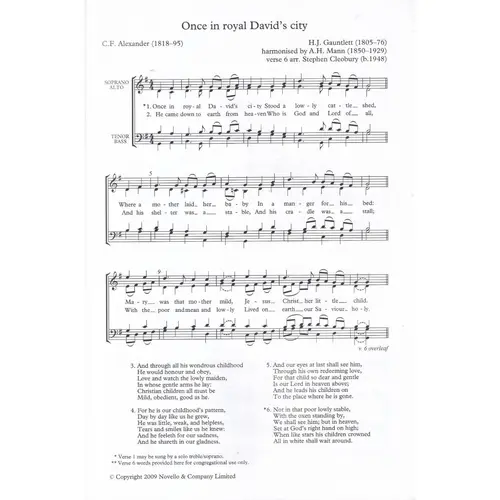 Christmas at King's College - Carols, Hymns and Seasonal Anthems for Mixed Voices