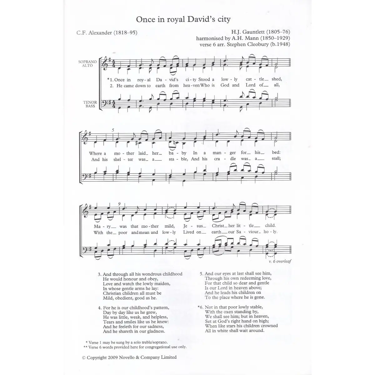Christmas at King's College - Carols, Hymns and Seasonal Anthems for Mixed Voices
