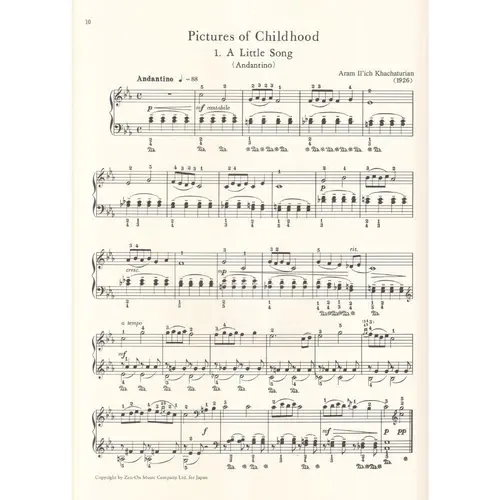 Children's album book 1 - Pictures of Childhood