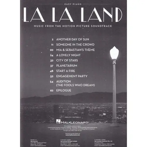 La La Land - Music from the Motion Picture Soundtrack - Easy piano