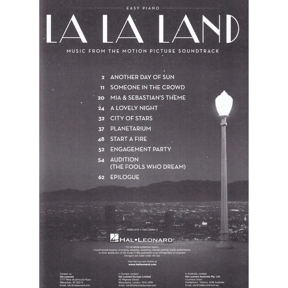 La La Land - Music from the Motion Picture Soundtrack - Easy piano