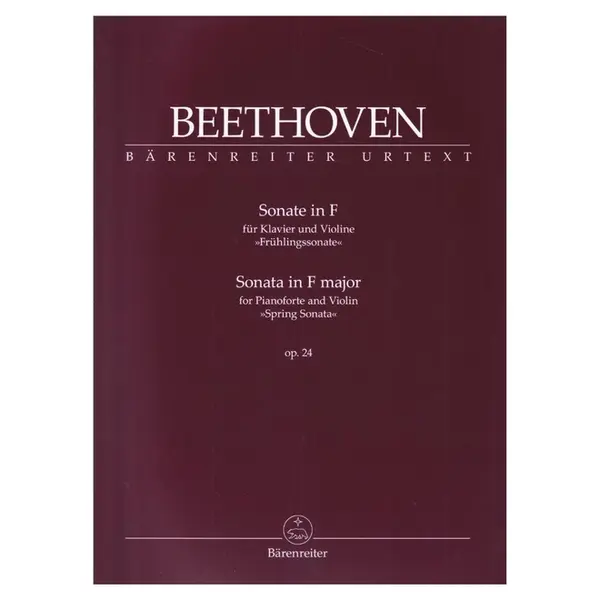 Sonata for Pianoforte and Violin in F major op. 24 "Spring Sonata"