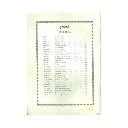 Orchestral excerpts for trumpet vol.09 (exemplar antigo)