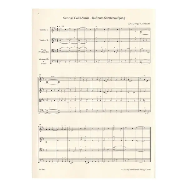 Indian Chants for Strings - score and parts