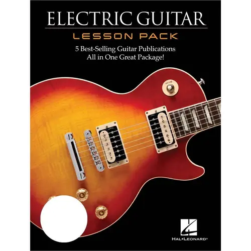 Electric Guitar lesson pack -  Boxed Set with Four Books & audio