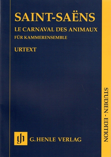 Camille Saint-Saens - O Carnaval dos Animais - partitura regente Henle - Le  Carnaval des animaux - studien edition - Henle
