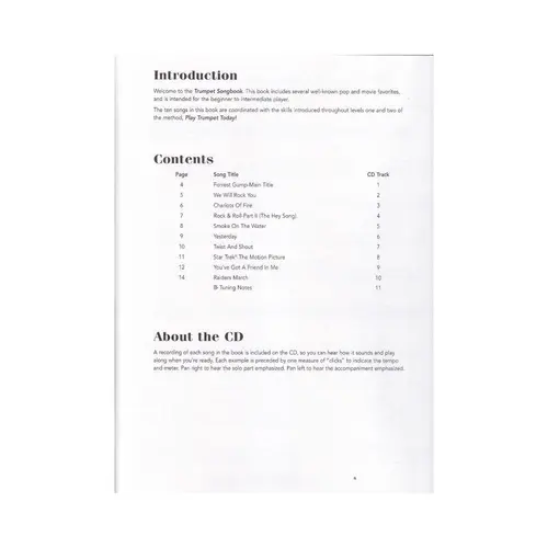 Play Trumpet Today Songbook
