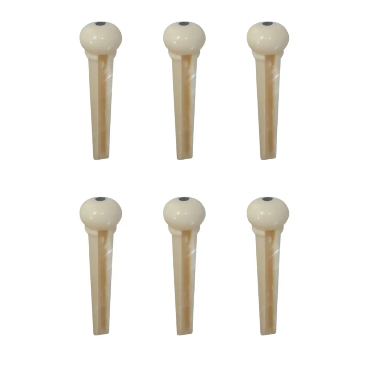 Pino para cavalete de violão aço cor creme Custom (6 unidades)