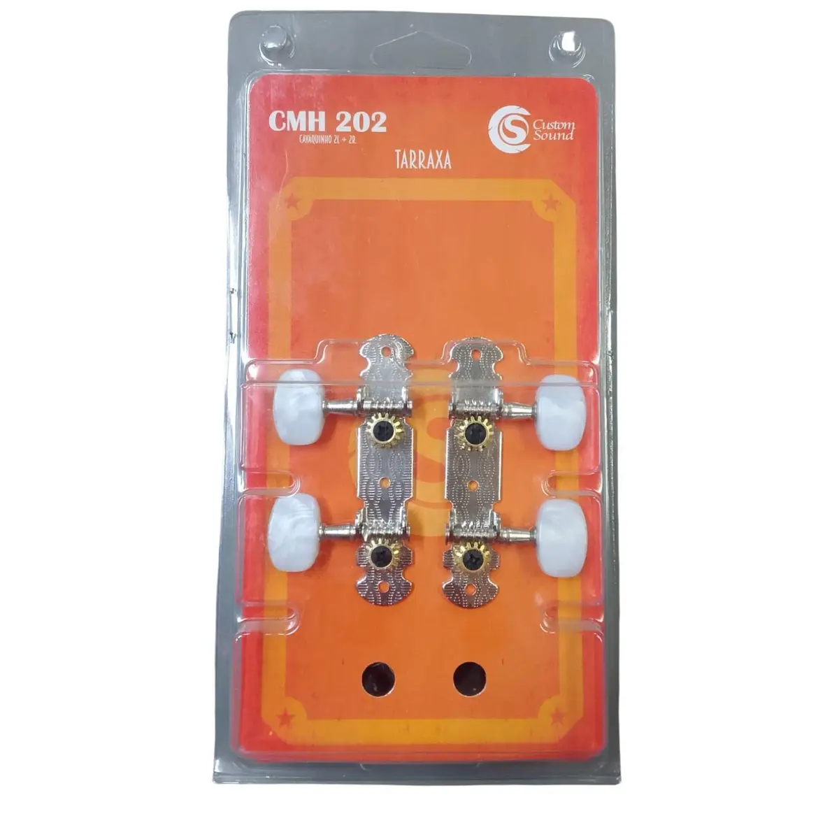 Tarraxa para cavaquinho niquelada Custom Sound CMH 202-NI