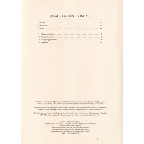 Romantic Pieces op. 75