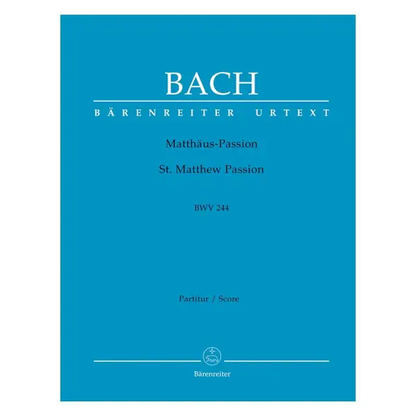St.Matthew Passion - BWV 244 - full score