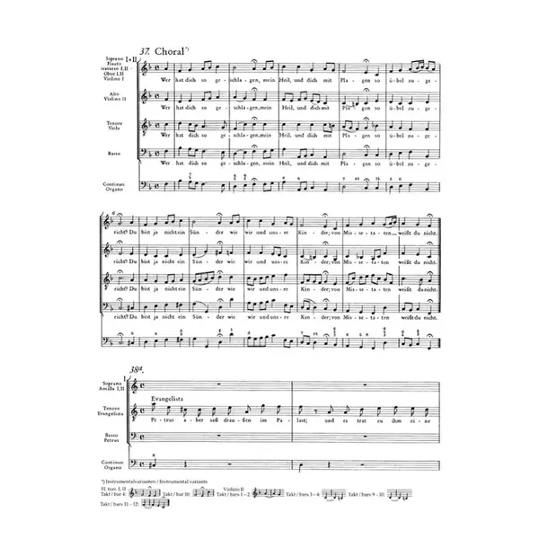 St.Matthew Passion - BWV 244 - full score